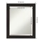 Beveled Bathroom Wall Mirror, Furniture Espresso Narrow Frame